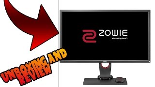 ZOWIE BENQ RL2755 Gaming Monitor UnboxingReviewTest Game play  BECKONATOR [upl. by Bej]