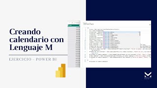 Creando calendario con Lenguaje M en Power BI 📊📈 [upl. by Oesile743]