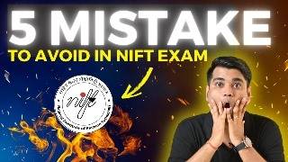 5 MISTAKE To Avoid In NIFT NID Exam Preparation  NIFT Entrance Exam Preaparation [upl. by Husain]