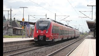 Bahnverkehr am Bahnhof Bad Nauheim [upl. by Ahtenak669]