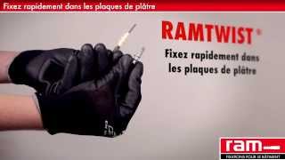 Chevilles RAMTWIST métalliques autoforeuses  plastique avec embout [upl. by Varney238]