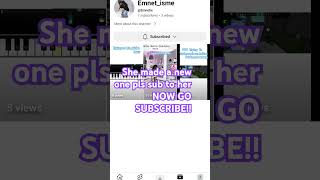 Pls go sub to her NOW [upl. by Quitt]