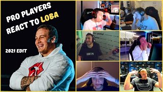 PRO PLAYERS REACTION TO LOBANJICA [upl. by Airamak393]