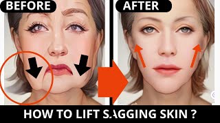 🛑 MIX  FACIAL EXERCISES FOR SAGGING SKIN LAUGH LINES FOREHEAD LINES MOUTH WRINKLES  DOUBLE CHIN [upl. by Iridis]