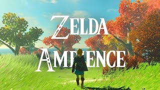 Zelda  Breath Of The Wild  Exploring Akkala  Layered Sounds 1 Hour [upl. by Viradis]