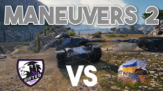 World of Tanks Maneuvers Campaign 20 GIFTD Vs END Cliff [upl. by Cacilie]