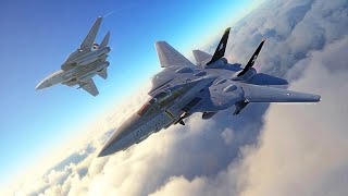 Grumman F 14 Tomcat supersonic twinengine twoseat variableswept wing fighter aircraft [upl. by Eliathas931]