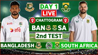 Bangladesh vs South Africa 2nd Test Live Scores  BAN vs SA 2nd Test Day 1 Live Scores amp Commentary [upl. by Lynch207]