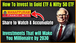 Manappuram Finance Share  Gold ETF and Nifty50 ETF  Multibagger Share 2024  khaleesi Wealth [upl. by Aneri]