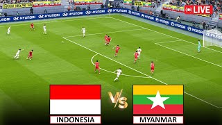 🔴Langsung Indonesia vs Myanmar I Pertandingan Penuh Kejuaraan AFC Live Stream eFootball Pes 21 [upl. by Leunamne]