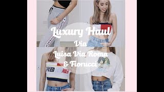 Luxury Haul via Luisa Via Roma amp Fiorucci [upl. by Catie]