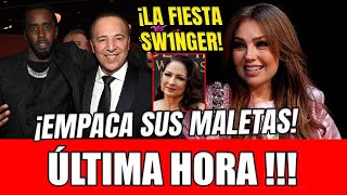 THALIA COLAPSA y EMPACA SUS MALETAS x FIESTA SW1NGER x TOMMY MOTTOLA y DIDDY COMBS x GLORIA ESTEFAN [upl. by Linnette871]