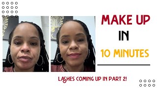 My every occasion 10 minutes make up application  Before the lashes 😅😅 [upl. by Jamila]