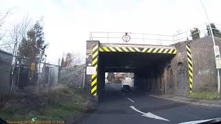 Practical driving test route Wigston Leicester 1111 281218 [upl. by Odnumyar]