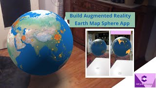 Flutter ARCore amp Sceneform Android Studio Tutorial  Build Augmented Reality AR Earth Map Sphere App [upl. by Whitelaw]