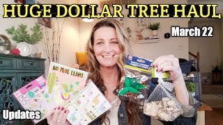 HUGE Dollar Tree Haul Everything is NEW Updates [upl. by Attolrac]