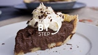 Chocolate Pie Recipe How to Make a Chocolate Pie Jan Charles [upl. by Megargee]