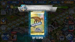 EDMONTOSAURUS DELIVERY📦 Jurassic World The Game [upl. by Nollahp]