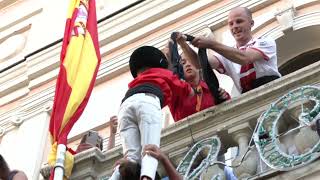 Un Castell para celebrar las Fiestas del Carmen en Vallecas [upl. by Raney]