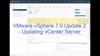 VMware vCenter Server VCSA 70 Update 2 upgrade process [upl. by Eniale]