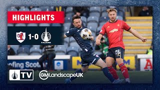 Raith Rovers 10 Falkirk  Highlights  Rovers end Bairns 43 unbeaten league streak [upl. by Ytirahs]