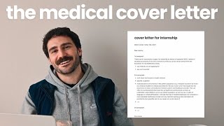 how to write a cover letter for internship applications for medical students [upl. by Natika296]