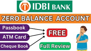 IDBI BANK ZERO BALANCE ACCOUNT OPENING ONLINE  HOW TO OPEN IDBI BANK ZERO BALANCE ACCOUNT 2023 [upl. by Joana]