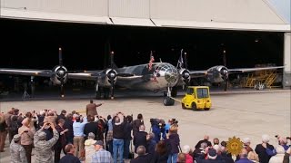 Restored B29 takes to the air [upl. by Mullins]