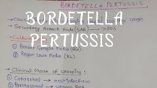 Video no  13 Bordetella Pertussis in Hindi।Gram Negative bacteria । Enterobacteriace [upl. by Osyth355]