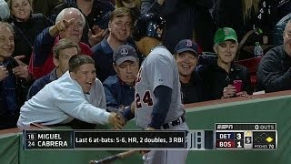 Miggy shakes a fans hand on his way on deck [upl. by Placeeda160]