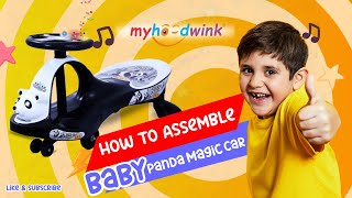 How to Assemble Baby Panda Magic Car [upl. by Bolen]