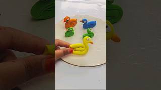 Clay Duck🐥🐤youtubeshorts diy clayart viralshorts clayduck [upl. by Alur]