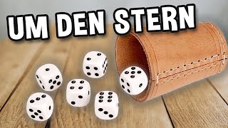 UM DEN STERN Würfelspiel  Spielregeln TV Spielanleitung Deutsch  Würfel [upl. by Lahcim]