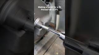 Making a GB22 Barrel from a cut off AR15 barrel leaving threads intact  P2 3dprintedguns [upl. by Ema]