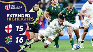 Springboks SENSATIONAL comeback  England v South Africa  Rugby World Cup 2023 Extended Highlights [upl. by Egroeg]