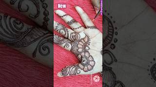 Cone designs krishna Bridal Mehndi design for full hands mehndi shortsfeed shorts ytshorts [upl. by Ahsela]