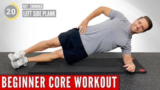 Core Workout For Beginners  10Minute Follow Along [upl. by Perceval]