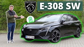 En elektrisk stationcar der er til at betale Peugeot E308 SW TEST [upl. by Erret]