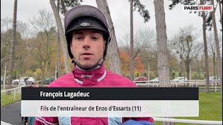 François Lagadeuc fils de lentraîneur de Enzo dEssarts 0412 à Vincennes [upl. by Daenis837]