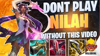 WILD RIFT  DONT PLAY NILAH WITHOUT THIS VIDEO  Challenger Nilah Gameplay  Guide amp Build [upl. by Dario900]