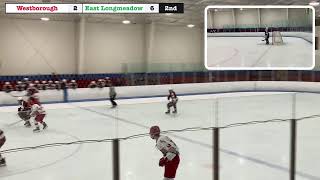 Varsity Hockey  Westborough vs East Longmeadow [upl. by Chevalier514]