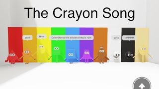 The Crayon Song Colourblocks Version Roblox [upl. by Aleemaj]