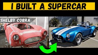 🔥🛠️ DIY Shelby Cobra Replica  Kit Car  Fiberglass Car Body Made From Car Body Buck [upl. by Lansing]