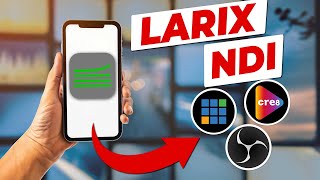 MÓVIL como CÁMARA para OBS o vMix ► Utiliza Larix Broadcaster NDI [upl. by Andeee90]