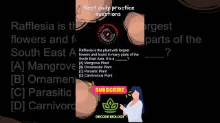 Types of plantmorphology of flowering plantsneet daily practice questions [upl. by Okomot]