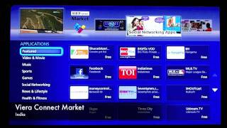 Panasonic VIERA Connect  Market and Apps Demo [upl. by Yerag]