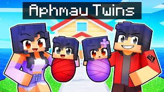 Aphmau and Aaron HAD TWINS in Minecraft [upl. by Hteb]