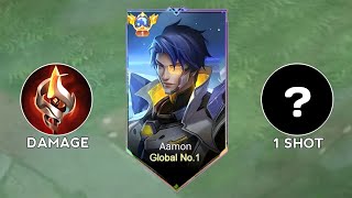 BEST AAMON BUILD TO MAKE HIM META IN HIGH RANK aamon best build 2024 [upl. by Alegnaoj]