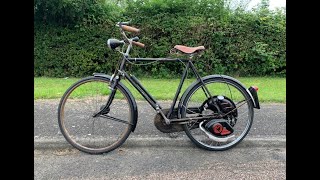 1954 Raleigh Cyclemaster 32cc [upl. by Nodnahs484]