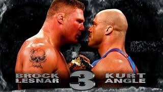 Brock Lesnar vs Kurt Angle Highlights quot60Minute Iron Manquot Match  WWE SmackDown Sept 18 2003 [upl. by Ayekel468]